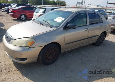 2005 Toyota Corolla Ce из США, поврежденный, VIN 1NXBR32E75Z456095
